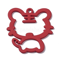 Legierung Sprühfarbe Anhänger&nbsp;PALLOY-F279-02