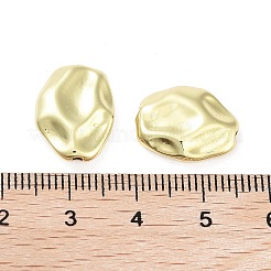 Perles de placage en laiton&nbsp;KK-H474-15G-01