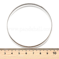 Bracelets unis en acier inoxydable 304 pour femmes&nbsp;BJEW-V004-02A-P