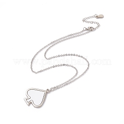 Collier pendentif en aluminium vierge de sublimation&nbsp;LS-NJEW-E020-02P-01