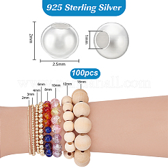 100 pz 925 perline in argento sterling&nbsp;STER-PH0005-19