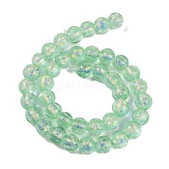 Brins de perles en verre soufflé faites à la main&nbsp;FOIL-K003-06A-06