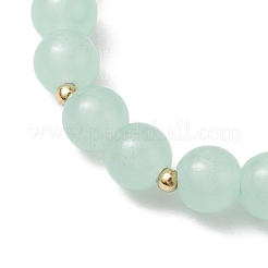 Braccialetti elasticizzati con perline di vetro rotonde da 8 mm&nbsp;BJEW-JB10731
