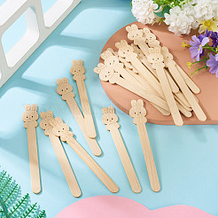 50 Stück Kuchenstiele aus Holz&nbsp;AJEW-TA0018-01B