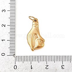 Pendentifs en acier inoxydable 304&nbsp;LS-STAS-K307-09D-G