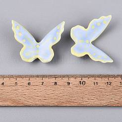 Perles en porcelaine manuelles&nbsp;PORC-Q008-01G