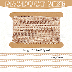 10 Yard Picot-Spitzenbesatz aus Polyester&nbsp;SENE-WH0003-42A