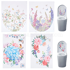 4 autocollant décoratif en PVC&nbsp;DIY-GF0013-86