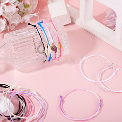 32 pièce de fil de nylon bicolore pour la confection de bracelets&nbsp;BJEW-TAC0072