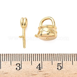 Fermagli in ottone a levetta&nbsp;KK-F194-03B-G
