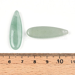 Pendentifs en aventurine vert naturel&nbsp;G-N348-02A