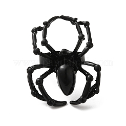 Verstellbarer Spinnenring aus Legierung für Halloween&nbsp;RJEW-O048-01EB