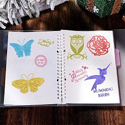 8 Blatt 4 Stile klare Silikonstempel&nbsp;DIY-CJ0002-11