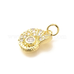 Pendentifs en laiton zircon cubique transparent&nbsp;KK-Q040-08G