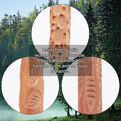3 Stück 3 Stile Tonstrukturrolle mit Holzgriff&nbsp;CELT-GF0001-01