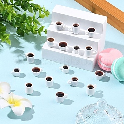 30 stücke 6 arten harz puppenhaus miniatur kaffee&nbsp;DIY-YW0017-78