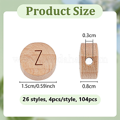 Holzperlen&nbsp;WOOD-WH0064-78