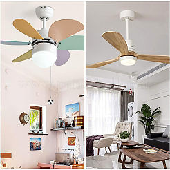 4 rallonge de chaîne de traction pour ventilateur de plafond en PVC de 4 styles&nbsp;FIND-BC0003-39
