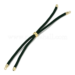 Braccialetto con cordino intrecciato in nylon rotondo regolabile da 3 mm&nbsp;FB-CBAA152-04G