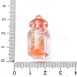 Pendentifs en résine transparente et coquillage naturel&nbsp;RE-CBA6A90-08D