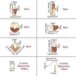 Kits de fabrication de boucles d'oreilles bricolage&nbsp;DIY-OC0005-31