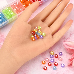 245~266pcs 7 Farben transparente Acrylperlen&nbsp;TACR-YW0001-57