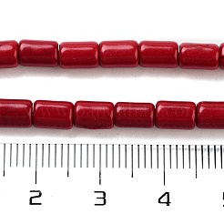 Chapelets de perles en turquoise synthétique&nbsp;X-TURQ-G120-4x6mm-07