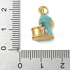 Ciondoli in acciaio inox smaltato 304&nbsp;STAS-M120-01B-G