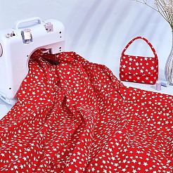Tela de algodón roja&nbsp;DIY-WH0750-293A