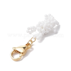 Decoraciones colgantes con cuentas de semillas de vidrio&nbsp;HJEW-MZ00141-02