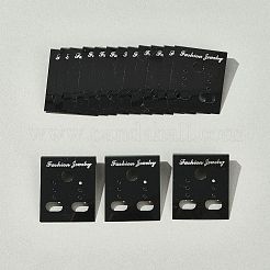 180pcs rectangle plastique boucle d'oreille cartes d'affichage&nbsp;EDIS-FS0001-01A