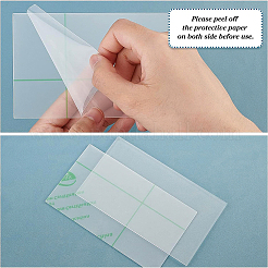 Plaques acryliques transparentes&nbsp;DIY-WH0016-54C