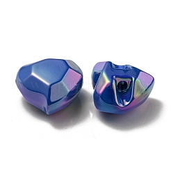 Cuentas de acrílico iridiscente arcoíris chapadas en uv&nbsp;OACR-P010-03D