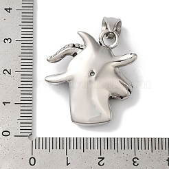 Ionenplattierung (IP) 304 Edelstahlanhänger&nbsp;STAS-Z075-19AS