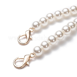 Acryl Nachahmung Perle Perlen Tasche Griff&nbsp;FIND-WH0043-31C