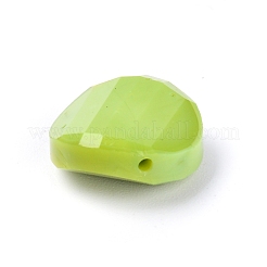 Imitation de perles de verre de jade&nbsp;GLAA-WH0029-03K