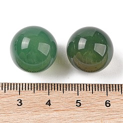 Perline a sfera senza foro in agata onice verde naturale&nbsp;G-K353-04D-27
