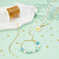 Kit para hacer pulseras y collares con cadenas de clip de latón de Bagdiy&nbsp;DIY-SC0025-25