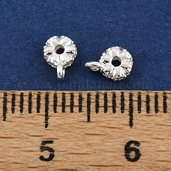 Fianzas de tubo de circonio cúbico micro pavé de latón&nbsp;KK-K407-26S
