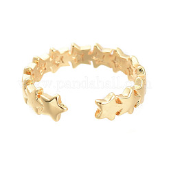 Verstellbare Messingmanschettenringe&nbsp;RJEW-M135-04G