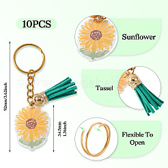 Porte-clés pendentif tournesol en acrylique&nbsp;KEYC-TAC00010