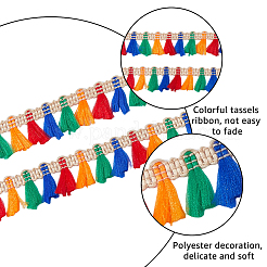 Polyester-Quastenband&nbsp;OCOR-WH0047-30