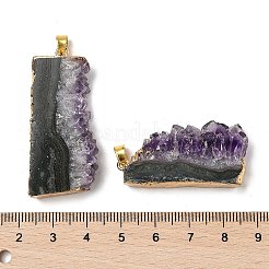 Rohe raue natürliche Amethystanhänger&nbsp;G-H084-08G