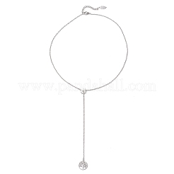 Colliers lariat en acier inoxydable 304&nbsp;NJEW-JN05512-03