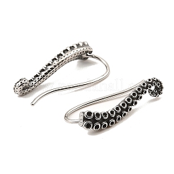Antik silber 316 chirurgischer Edelstahl Ohrhänger&nbsp;EJEW-D096-06B-AS
