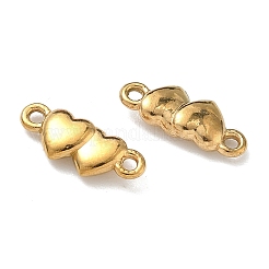 Ciondoli con connettori a forma di cuore in acciaio inossidabile 304&nbsp;STAS-D211-14C-G