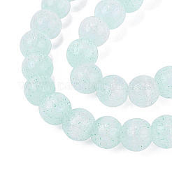 Colliers de perles en verre imitation œil de chat&nbsp;GLAA-N074-03A-02