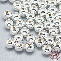 925 Sterling Silber Perlen&nbsp;STER-T002-237S-6mm