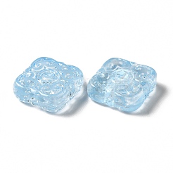 Spruzzare perle di vetro trasparente dipinte&nbsp;GLAA-J102-05