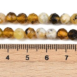 Natürliche gelb Opalkorne Stränge&nbsp;G-RM2025-A35-6mm